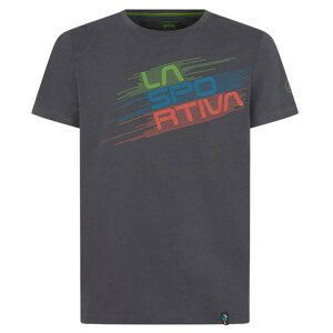 Pánské triko La Sportiva Stripe Evo T-Shirt M Velikost: XL / Barva: šedá/zelená