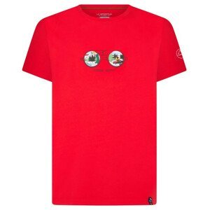 Pánské triko La Sportiva View T-Shirt M Velikost: M / Barva: červená