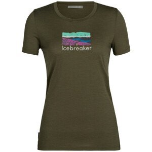Dámské triko Icebreaker Women Tech Lite II SS Tee Trailhead Velikost: S / Barva: zelená