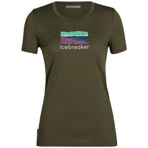 Dámské triko Icebreaker Women Tech Lite II SS Tee Trailhead Velikost: L / Barva: zelená
