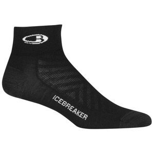 Dámské ponožky Icebreaker Women Run+_Ultralight Mini Velikost ponožek: 38-40 / Barva: černá