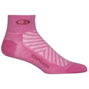 Dámské ponožky Icebreaker Women Run+_Ultralight Mini Velikost ponožek: 41-43 / Barva: růžová