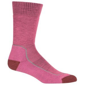 Dámské ponožky Icebreaker Women Hike+ Medium Crew Velikost ponožek: 38-40 / Barva: růžová