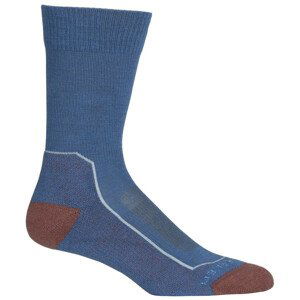 Pánské ponožky Icebreaker Men Hike+ Light Crew Velikost ponožek: 44,5 - 46,5 / Barva: modrá