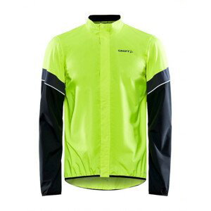 Pánská cyklistická bunda Craft CORE Endur Hydro Velikost: M / Barva: žlutá/černá