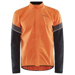 Pánská cyklistická bunda Craft CORE Endur Hydro Velikost: L / Barva: oranžová