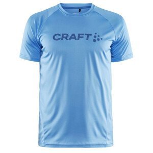 Pánské triko Craft CORE Unify Logo Velikost: M / Barva: světle modrá