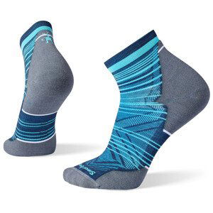 Ponožky Smartwool Run Targeted Cushion Pattern Ankle Socks Velikost ponožek: 42-45 / Barva: modrá