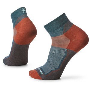Ponožky Smartwool Cycle Zero Cushion Ankle Socks Velikost ponožek: 46-49 / Barva: modrá/oranžová