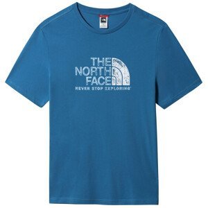 Pánské triko The North Face S/S Rust 2 Tee Velikost: XL / Barva: modrá