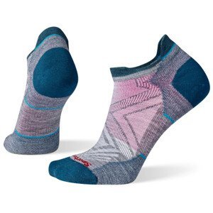 Dámské ponožky Smartwool Run Zero Cushion Low Ankle Socks Velikost ponožek: 34-37 / Barva: šedá