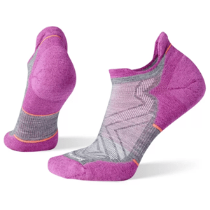 Dámské ponožky Smartwool Run Targeted Cushion Low Ankle Socks Velikost ponožek: 34-37 / Barva: šedá/růžová