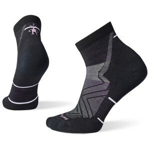 Dámské ponožky Smartwool Run Targeted Cushion Ankle Socks W Velikost ponožek: 34-37 / Barva: černá