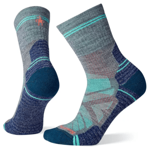 Dámské ponožky Smartwool Hike Light Cushion Mid Crew Socks Velikost ponožek: 38-41 / Barva: šedá