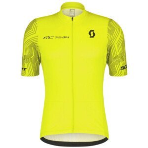 Pánský cyklistický dres Scott M's RC Team 10 SS Velikost: M / Barva: žlutá/černá