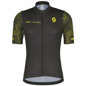 Pánský cyklistický dres Scott M's RC Team 10 SS Velikost: L / Barva: černá/žlutá