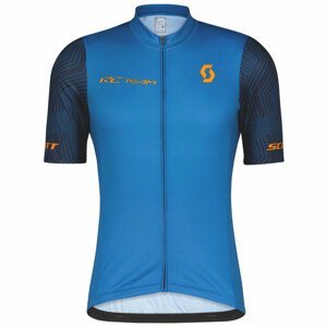 Pánský cyklistický dres Scott M's RC Team 10 SS Velikost: L / Barva: modrá/oranžová