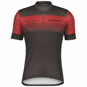 Pánský cyklistický dres Scott M's RC Team 20 SS Velikost: M / Barva: černá/červená
