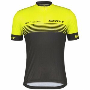 Pánský cyklistický dres Scott M's RC Team 20 SS Velikost: M / Barva: černá/žlutá