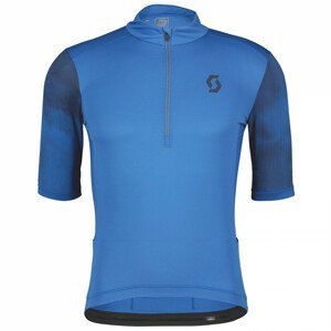 Pánský cyklistický dres Scott M's Gravel 10 SS Velikost: L / Barva: modrá