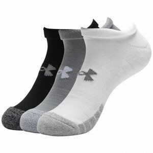 Ponožky Under Armour Heatgear No Show 3pk Velikost ponožek: 40-42 / Barva: šedá