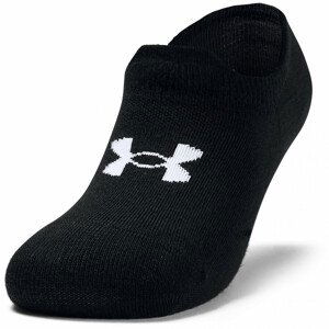 Dámské ponožky Under Armour Essential UltraLowTab 3pk Velikost ponožek:40,5 - 44,5 / Barva: černá
