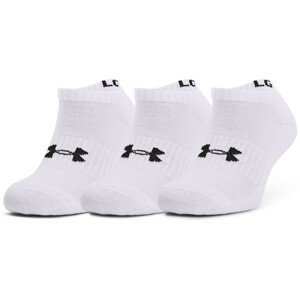 Ponožky Under Armour Core No Show 3Pk Velikost ponožek: 40-42 / Barva: bílá