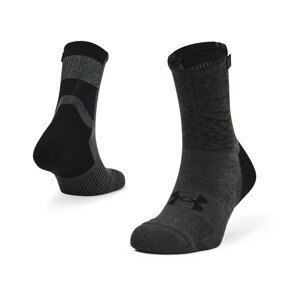 Ponožky Under Armour ArmourDry Run Mid-Crew Velikost ponožek: 36,5-40,5 / Barva: černá