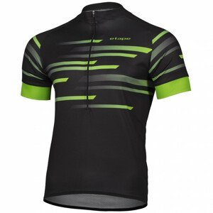 Pánský cyklistický dres Etape Energy Velikost: XL / Barva: černá/zelená