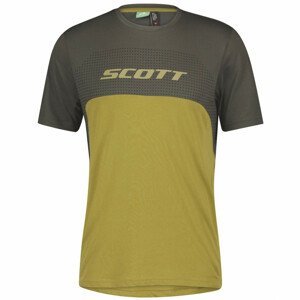 Pánské cyklistické triko Scott M's Trail Flow DRI Velikost: XL / Barva: šedá/zelená