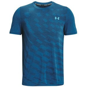 Pánské funkční triko Under Armour Seamless Radial SS Velikost: M / Barva: modrá