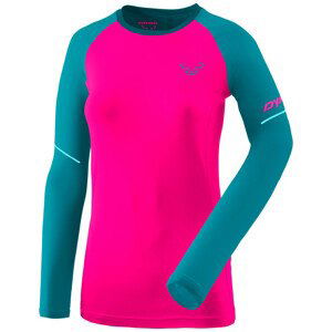 Dámské triko Dynafit Alpine Pro W L/S Tee Velikost: L / Barva: růžová/modrá