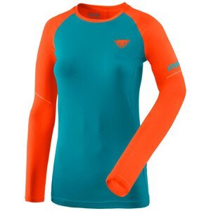 Dámské triko Dynafit Alpine Pro W L/S Tee Velikost: S / Barva: modrá/oranžová