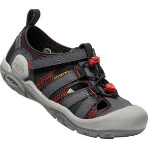 Dětské sandály Keen Knotch Creek Youth Velikost bot (EU): 37 / Barva: šedá/červená