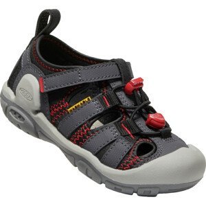 Dětské sandály Keen Knotch Creek Children Velikost bot (EU): 31 / Barva: šedá/červená