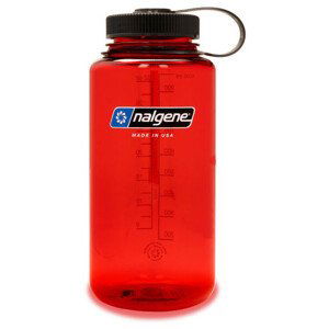 Láhev Nalgene Wide Mouth Sustain 1l Barva: červená