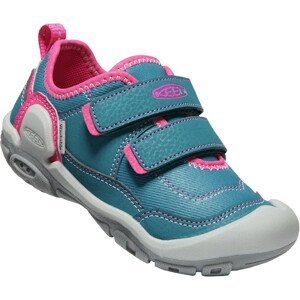 Dětské boty Keen Knotch Hollow Ds Youth Velikost bot (EU): 38 / Barva: modrá/růžová