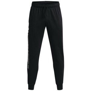 Pánské kalhoty Under Armour Rival FLC Graphic Jogger Velikost: S / Barva: černá