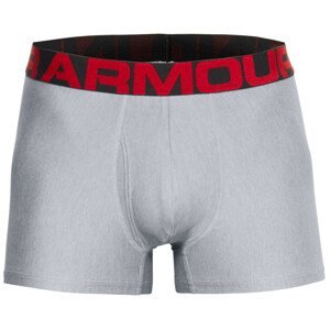 Pánské boxerky Under Armour Tech 3in 2 Pack Velikost: M / Barva: šedá