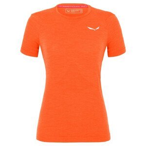 Dámské funkční triko Salewa Pedroc Amr W Seamless T-Shirt Velikost: XS / Barva: oranžová