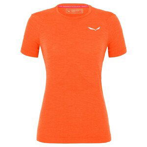 Dámské funkční triko Salewa Pedroc Amr W Seamless T-Shirt Velikost: S / Barva: oranžová