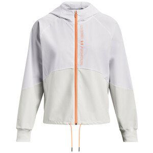 Dámská bunda Under Armour Woven FZ Jacket Velikost: S / Barva: bílá