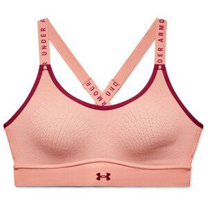 Sportovní podprsenka Under Armour Infinity Mid Bra Velikost podprsenky: M / Barva: růžová