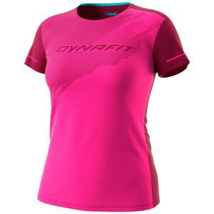 Dámské funkční triko Dynafit Alpine 2 W S/S Tee Velikost: XL / Barva: růžová