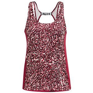 Dámské tílko Under Armour Fly By Printed Tank Velikost: S / Barva: růžová