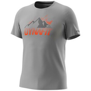 Pánské funčkní triko Dynafit Transalper Graphic S/S Tee M Velikost: M / Barva: šedá