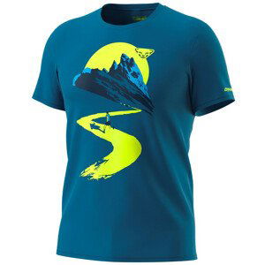 Pánské triko Dynafit Artist Series Co T-Shirt M Velikost: L / Barva: modrá