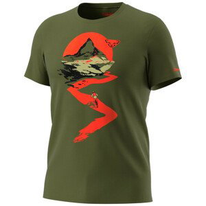 Pánské triko Dynafit Artist Series Co T-Shirt M Velikost: XL / Barva: zelená