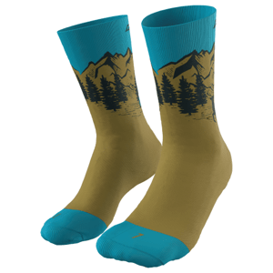 Ponožky Dynafit Stay Fast Sk Velikost ponožek: 43-46 / Barva: zelená/modrá