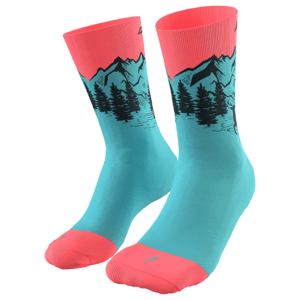 Ponožky Dynafit Stay Fast Sk Velikost ponožek: 43-46 / Barva: modrá/růžová